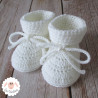 Chaussons de naissance en laine bio