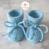 Chaussons de naissance en laine bio