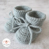 Chaussons de naissance en laine bio