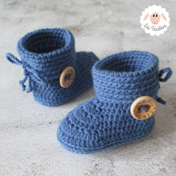 chaussons garçon en laine bio