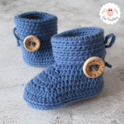 chaussons garçon en laine bio