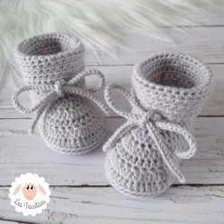 chaussons bébé en laine mérinos