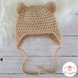 Bonnet ourson cache-oreilles