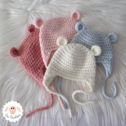 Bonnet cache-oreilles ourson