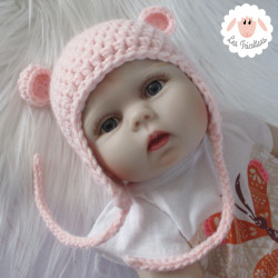 Bonnet cache-oreilles ourson