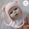 Bonnet cache-oreilles ourson