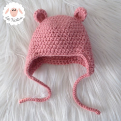 Bonnet cache-oreilles ourson