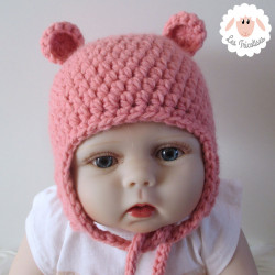 Bonnet cache-oreilles ourson
