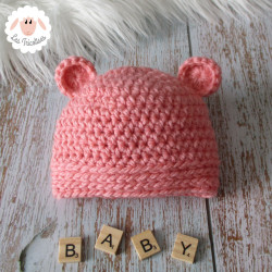 Bonnet ourson et chaussons fausse fourrure