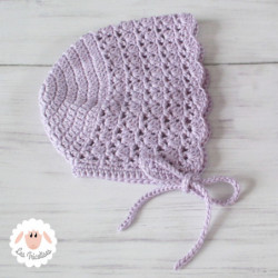 Bonnet bébé béguin en coton