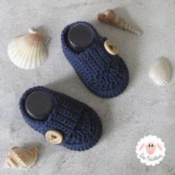 Chaussons mocassins en coton