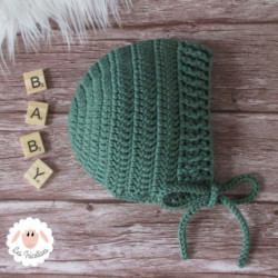 Bonnet béguin en laine mérinos