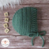 Bonnet béguin en laine mérinos