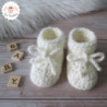 Chaussons bébé en laine épaisse