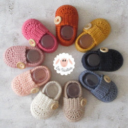 Chaussons mocassins en coton bio
