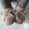 Chaussons bébé en laine épaisse