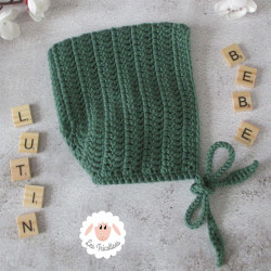 Bonnet béguin de lutin en laine mérinos