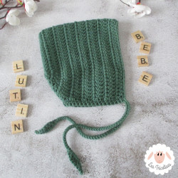 Bonnet béguin de lutin en laine mérinos
