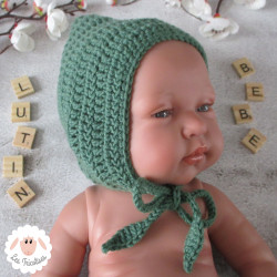 Bonnet béguin de lutin en laine mérinos