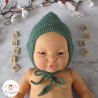 Bonnet béguin de lutin en laine mérinos
