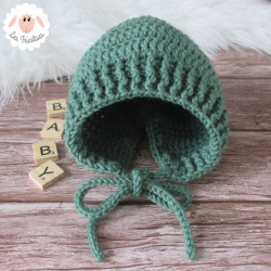 Bonnet béguin en laine mérinos