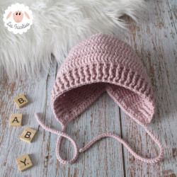 Bonnet béguin en laine mérinos