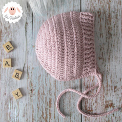 Bonnet béguin en laine mérinos