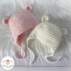 Bonnet cache-oreilles ourson