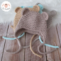Bonnet ourson cache-oreilles