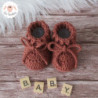 Chaussons épais en laine mérinos