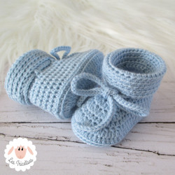 chaussons bébé en laine mérinos