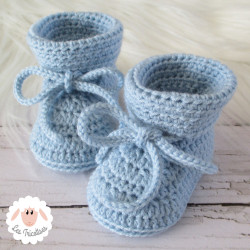 chaussons bébé en laine mérinos