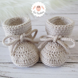 chaussons bébé en laine mérinos