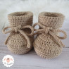 chaussons bébé en laine mérinos