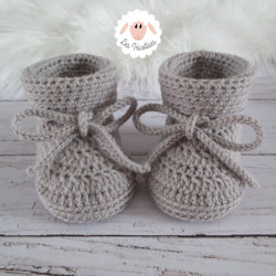 chaussons bébé en laine mérinos