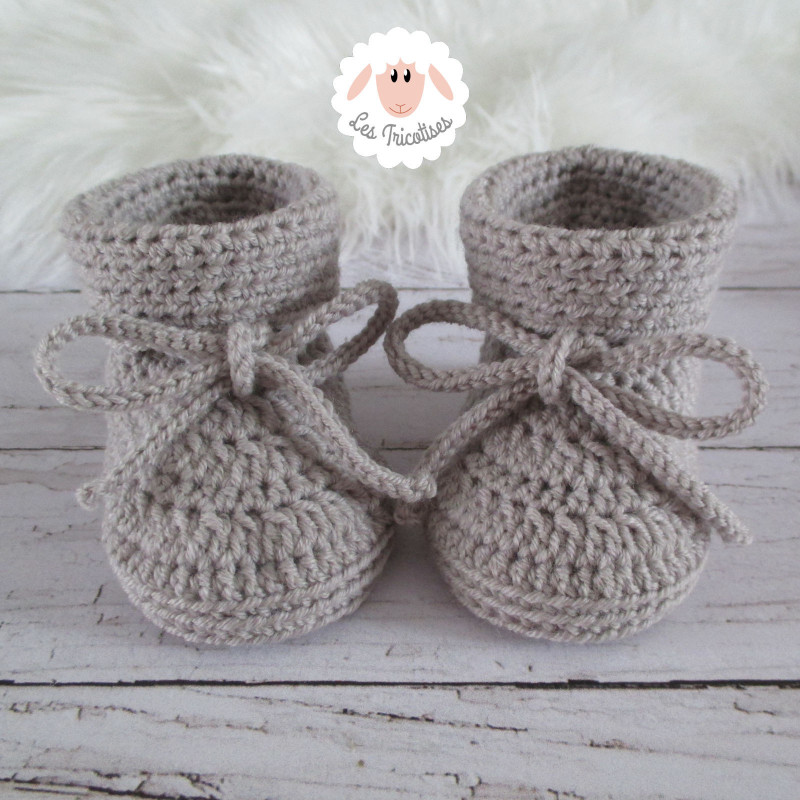 chaussons bébé en laine mérinos