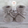 chaussons bébé en laine mérinos