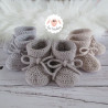 chaussons bébé en laine mérinos