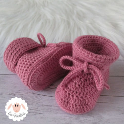 chaussons bébé en laine mérinos