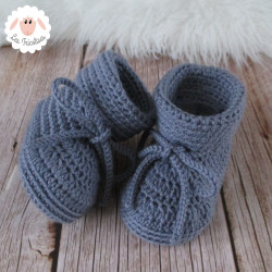 chaussons bébé en laine mérinos
