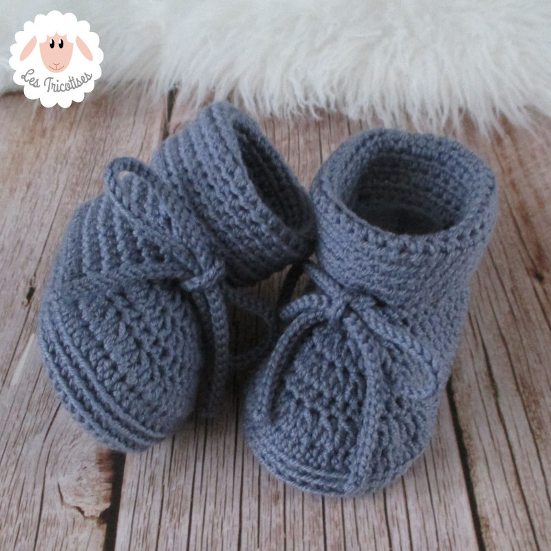 chaussons bébé en laine mérinos