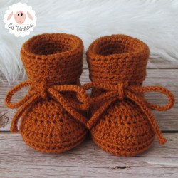 chaussons bébé en laine mérinos