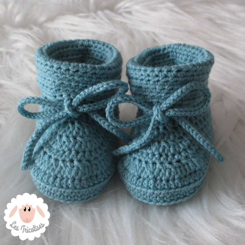 chaussons bébé en laine mérinos