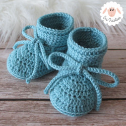 Chaussons de naissance en laine mérinos