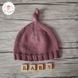 Bonnet de naissance en coton bio