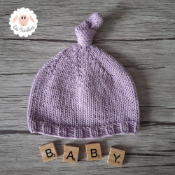 Bonnet de naissance en coton bio