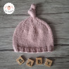 Bonnet de naissance en coton bio