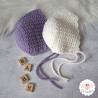 Bonnet béguin en laine mérinos