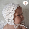 Bonnet béguin en laine mérinos
