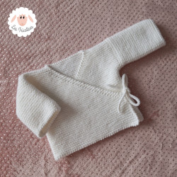 Brassière de naissance en laine
